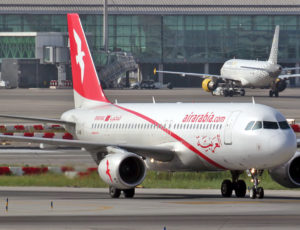 Un Airbus A320 de Air Arabia a pris feu en plein vol